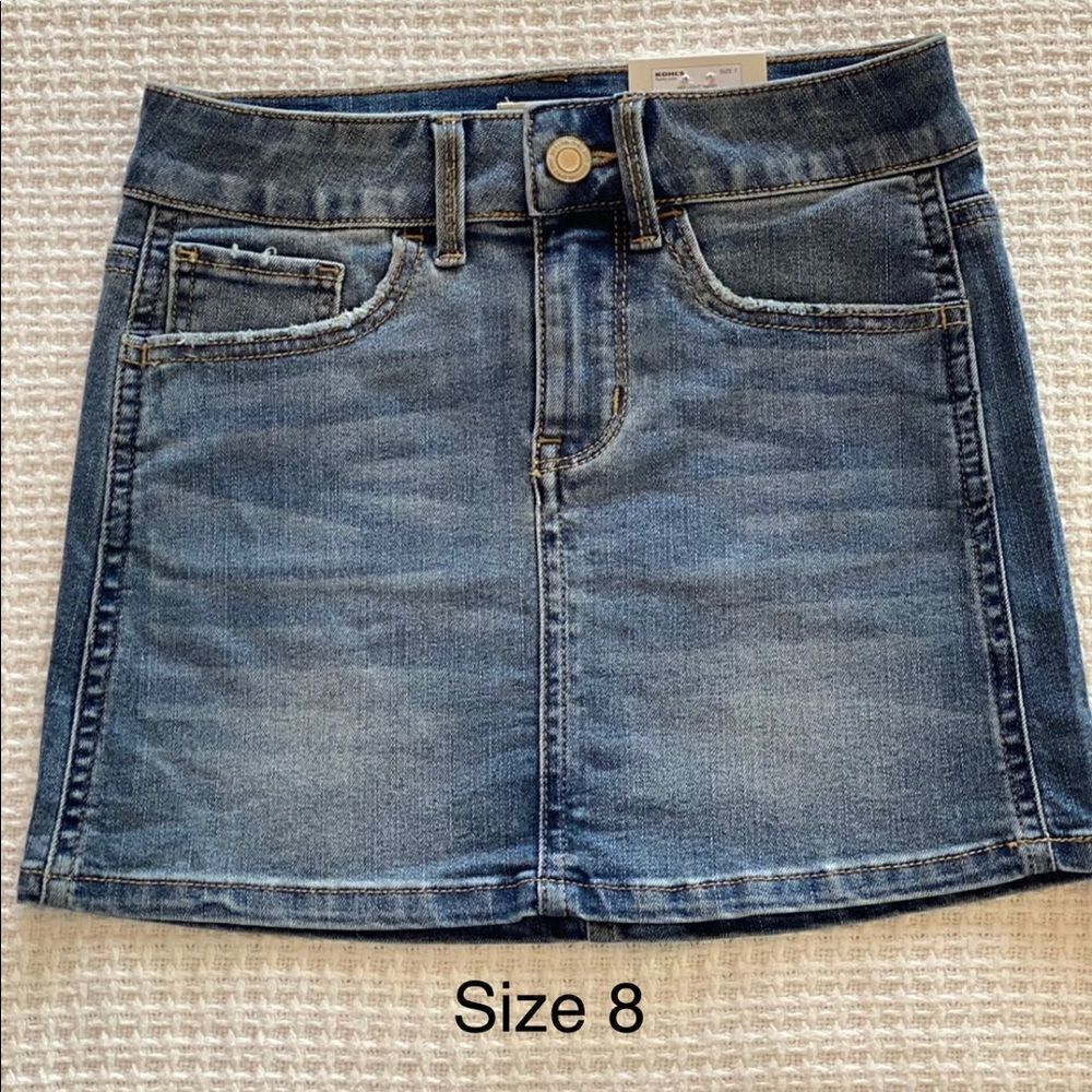 SO GIRLS Denim Stretch Skirt Size 8